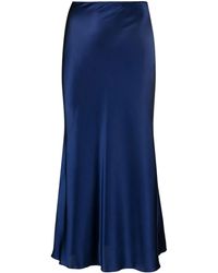 MANURI - Patricia Silk Skirt - Lyst