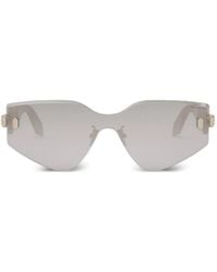 BVLGARI - Serpenti Geometric-Frame Sunglasses - Lyst