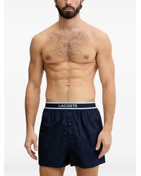 Lacoste - Logo-Waistband Boxers (Set Of Three) - Lyst
