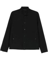 Low Brand - High-Neck Button-Up Jacket - Lyst