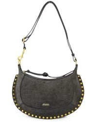 Isabel Marant - Oskan Moon Stud-Embellished Shoulder Bag - Lyst