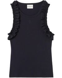 Claudie Pierlot - Embroidered Cotton T-Shirt - Lyst