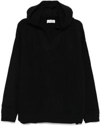 Laneus - Ribbed Hoodie - Lyst