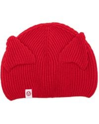 Charles Jeffrey - Ears-Detail Beanie Hat - Lyst