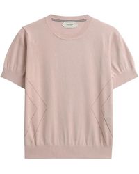Pringle of Scotland - Pointelle-Knit T-Shirt - Lyst