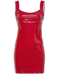 Atu Body Couture - Patent Faux-leather Minidress - Lyst