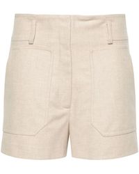 IRO - Alisson Wool Blend Shorts - Lyst