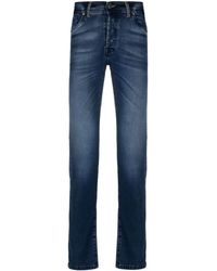 Liu Jo - Slim-fit Jeans Met Logopatch - Lyst