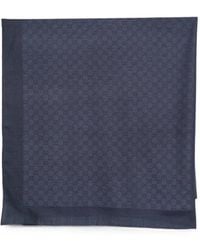 Gucci - Gg Supreme Patterned Wool Scarf - Lyst