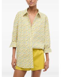 STAUD - Colton Blouse - Lyst