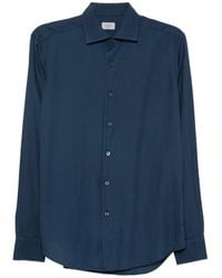 Alessandro Gherardi - Spread-Collar Long-Sleeved Shirt - Lyst