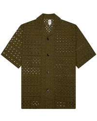 South2 West8 - Cabana Eyelet-Embroidered Shirt - Lyst
