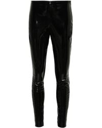 Karl Lagerfeld - Contrast Patent leggings - Lyst