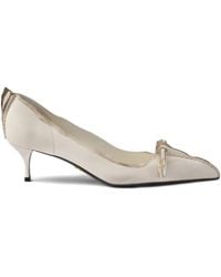 Prada - Escarpins Antiqued 55 Mm En Cuir - Lyst