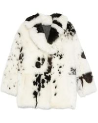 Liska - Dalmatian-Print Lambskin Jacket - Lyst