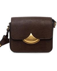 Sessun - Diviluz Lizard-Effect Leather Shoulder Bag - Lyst