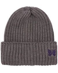 Needles - Gorro con mariposa bordada - Lyst