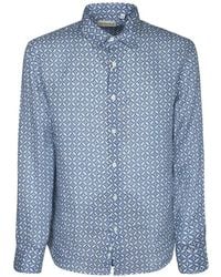 Peninsula - Geometric-Print Long-Sleeved Shirt - Lyst