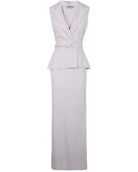 La Petite Robe Di Chiara Boni - "Thadira" Jersey Long Dress - Lyst