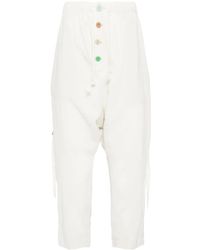 Undercover - Drawstring Drop-Crotch Trousers - Lyst