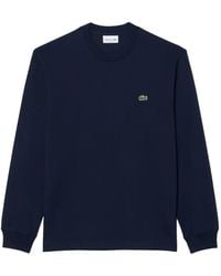 Lacoste - Logo-Patch Long-Sleeve T-Shirt - Lyst