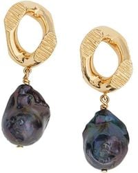 Burberry Faux-pearl Drop Earrings - Multicolour