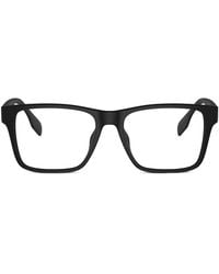 Burberry - Brille Mit Eckigem Gestell - Lyst