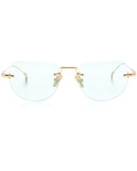 Eyepetizer - Occhiali Da Sole Drive Con Montatura A Giorno - Lyst