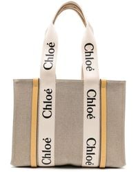 Chloé - 'woody' Medium Tote Bag - Lyst
