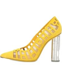 Ferragamo - 105 Mm Leren Pumps Met Hak - Lyst