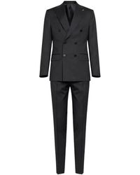 D4.0 - Double-Breasted Peak Lapels Suit - Lyst
