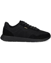BOSS - Titanium Sneakers Mit Mesh-Einsatz - Lyst