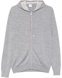 Eleventy - Zip-Up Hoodie - Lyst