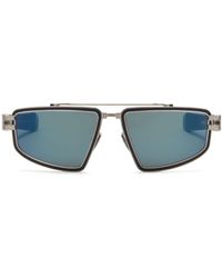 BALMAIN EYEWEAR - Titan Tinted Pilot-frame Sunglasses - Lyst