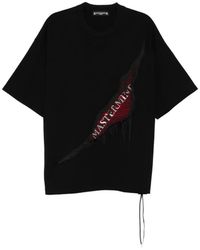MASTERMIND WORLD - Distressed Ripped T-Shirt - Lyst