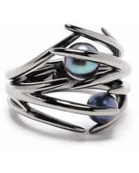 Shaun Leane - Hooked Pearl Ring - Lyst