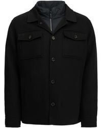 Moorer - Dossi Button-Up Layered Shirt Jacket - Lyst