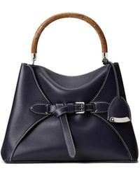 Ralph Lauren - The Ralph Wood-Handle Leather Tote Bag - Lyst