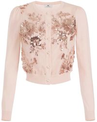 Elisabetta Franchi - スパンコール カーディガン - Lyst