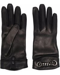 Saint Laurent - Chainlink Full-Finger Gloves - Lyst