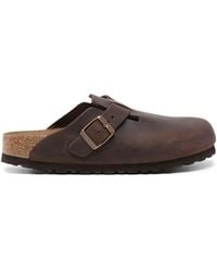 Birkenstock - Boston Leather Mules - Lyst