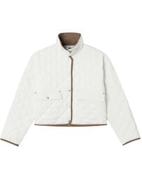 Izzue - Gesteppte Jacke Mit Stehkragen - Lyst