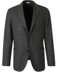 Boglioli - Check-Pattern Notched-Lapel Blazer - Lyst