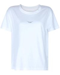 Zadig & Voltaire - Marta Embellished-Detail T-Shirt - Lyst