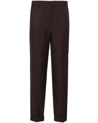 P.A.R.O.S.H. - High-Waist Tapered Trousers - Lyst