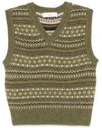 DUNST - V-Neck Sleeveless Sweater - Lyst
