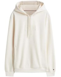 Tommy Hilfiger - Logo-Patch Drawstring Hoodie - Lyst