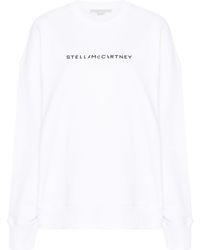 Stella McCartney - Katoenen Sweater Met Logoprint - Lyst