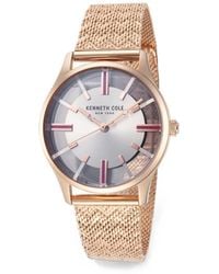 Kenneth Cole - Round-Face.5Mm Watch - Lyst
