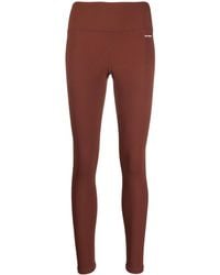 Sporty & Rich - Logo-Patch Ribbed Leggings - Lyst